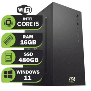 Computador Pc Cpu Intel Core I5 16gb Ram Ssd 480gb Wifi Windows 10